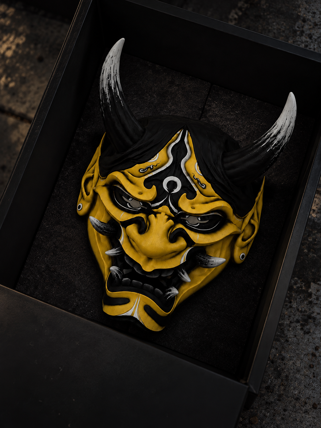 Yellow Hannya Mask