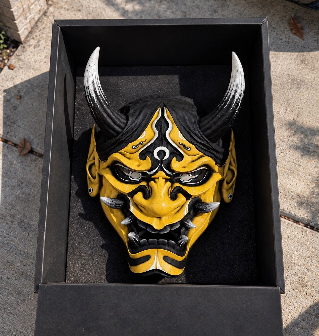 Yellow Hannya Mask