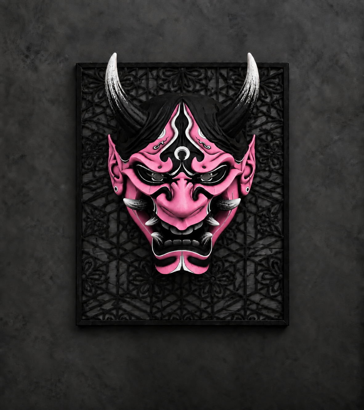 PINK Hannya Mask